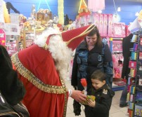 Saint-Nicolas sur le Shopping Hognoul (1er décembre 2012)