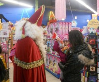 Saint-Nicolas sur le Shopping Hognoul (1er décembre 2012)