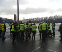 Inauguration du parking de co-voiturage chez IKEA (27 janvier 2015)