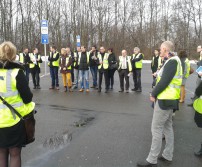 Inauguration du parking de co-voiturage chez IKEA (27 janvier 2015)