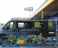 Le petit marché Bio de la Bourrache s'installe chez IKEA (6 juillet 2018)