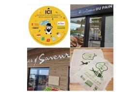 Au Délice du Pain et  Terres et Saveurs partenaires de Contenants Bienvenus
