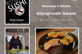 Nouveauté: Attrap'Sushi a ouvert à Awans