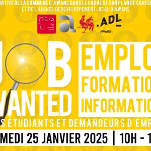 Salon de l'emploi - Job Wanted 4 (25 janvier 2025)
